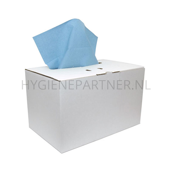 PA301006 Euro Products industriepapier dispenserbox 2-laags cellullose 42x33 cm blauw